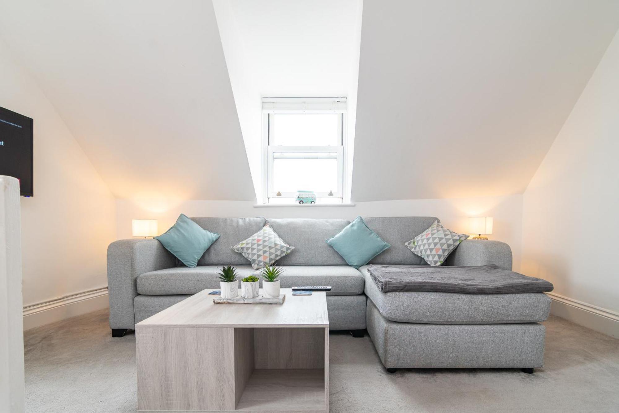 Light Airy 3 Bed Town Cntr Flat 700M To The Beach Bournemouth Luaran gambar
