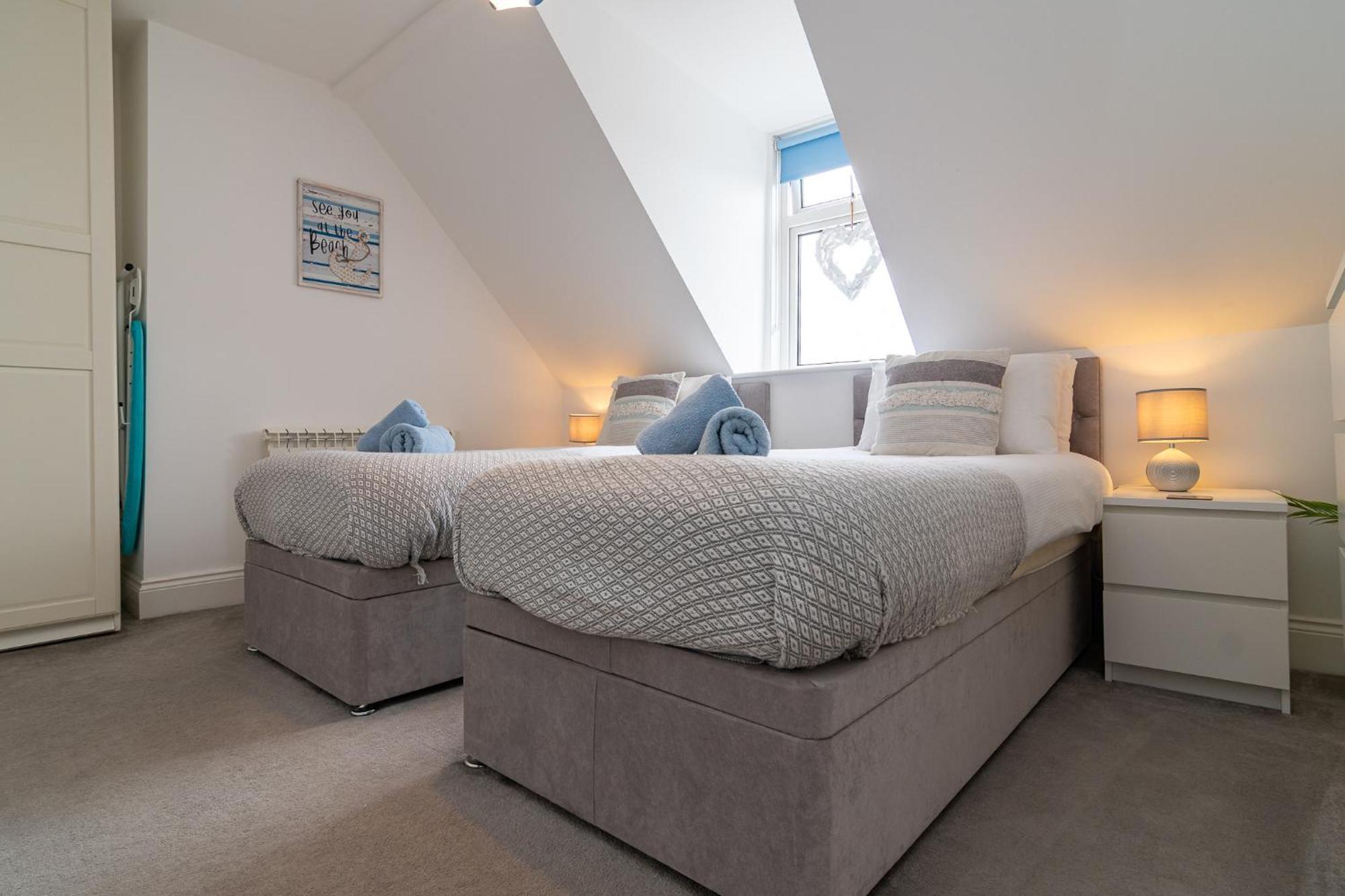 Light Airy 3 Bed Town Cntr Flat 700M To The Beach Bournemouth Luaran gambar